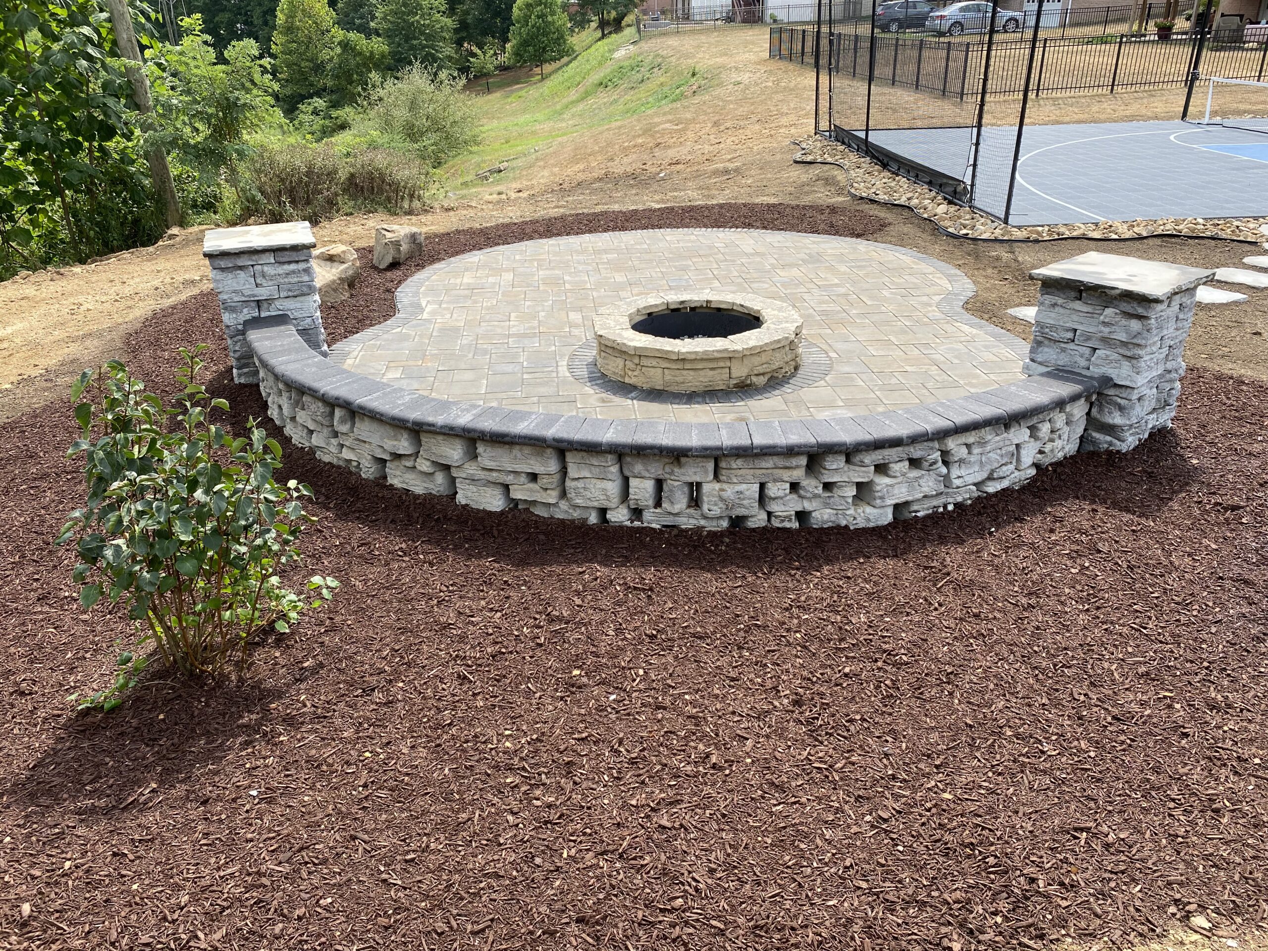 Fire Place: Stockman Lawnscape Inc. Hardscaping Services Different Types of Hardscaping Projects
